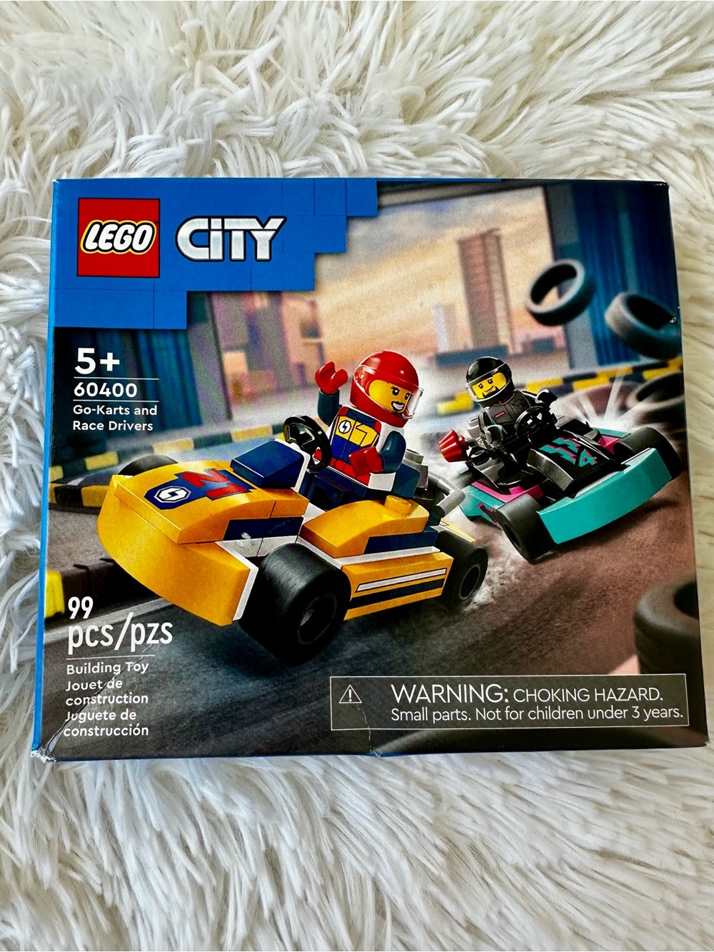 LEGO City Go-Karts & Race Drivers 60400 Building Set New Sealed 99 Pieces Toy